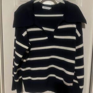 Bell Collar Long Sleeve Sweater